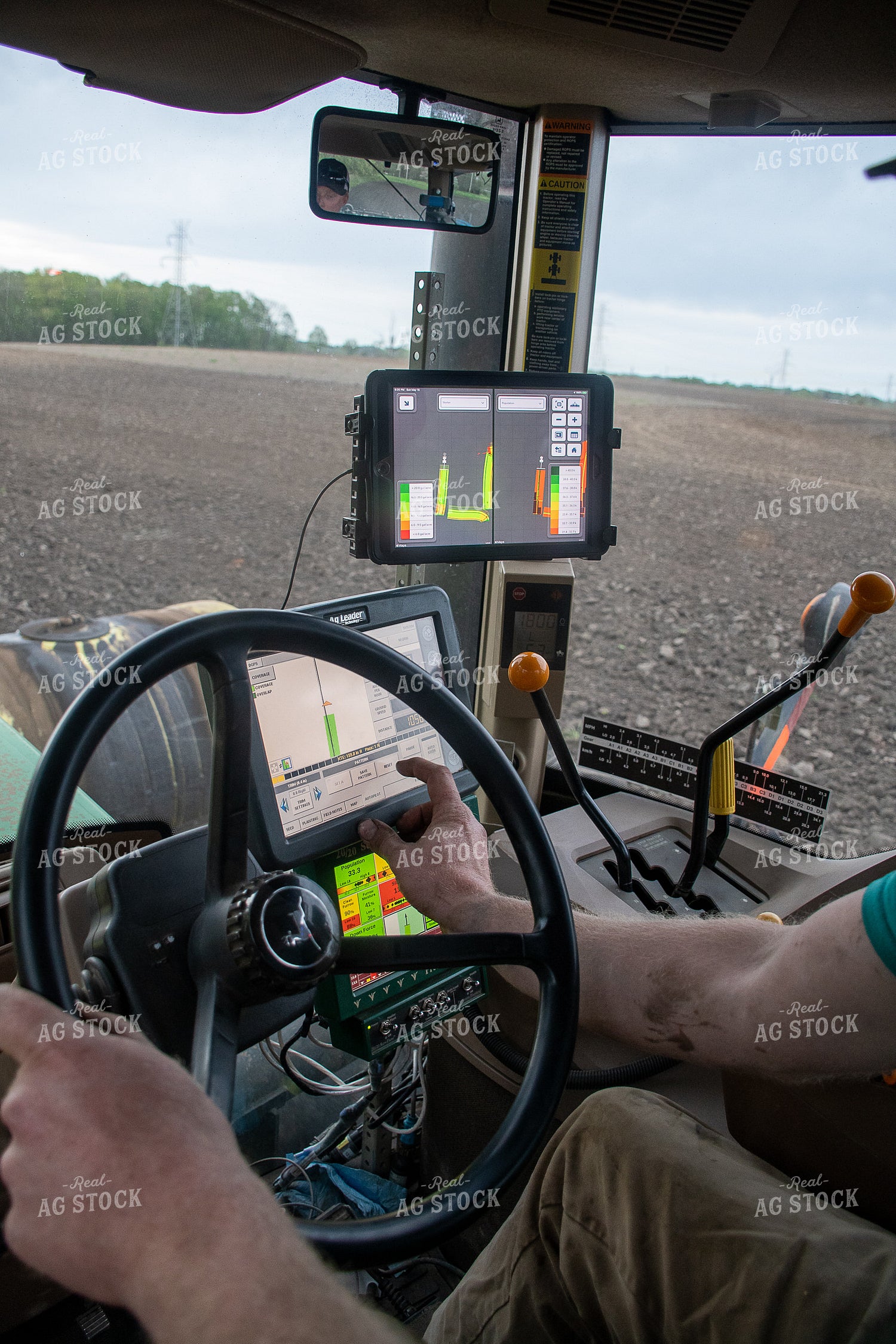 Farmer in Tractor 50281