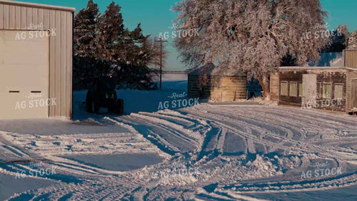 Tractor Plowing Snow 239119