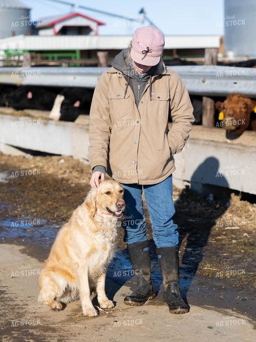Rancher Petting Dog 70234
