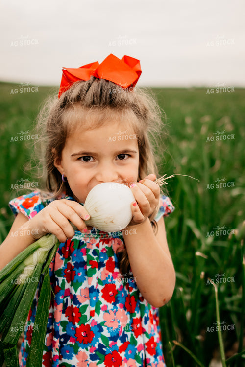 Farm Kid in Onion Field 218065