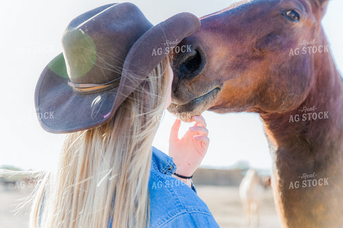 Female Rancher with Horse 184024
