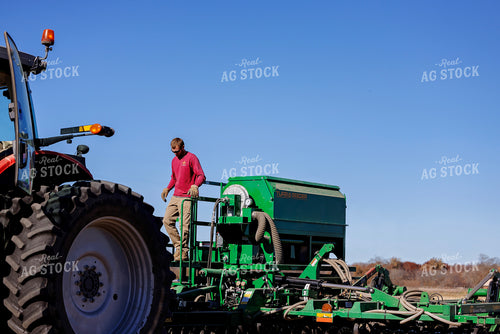 Farmer Loading Seeder 93233