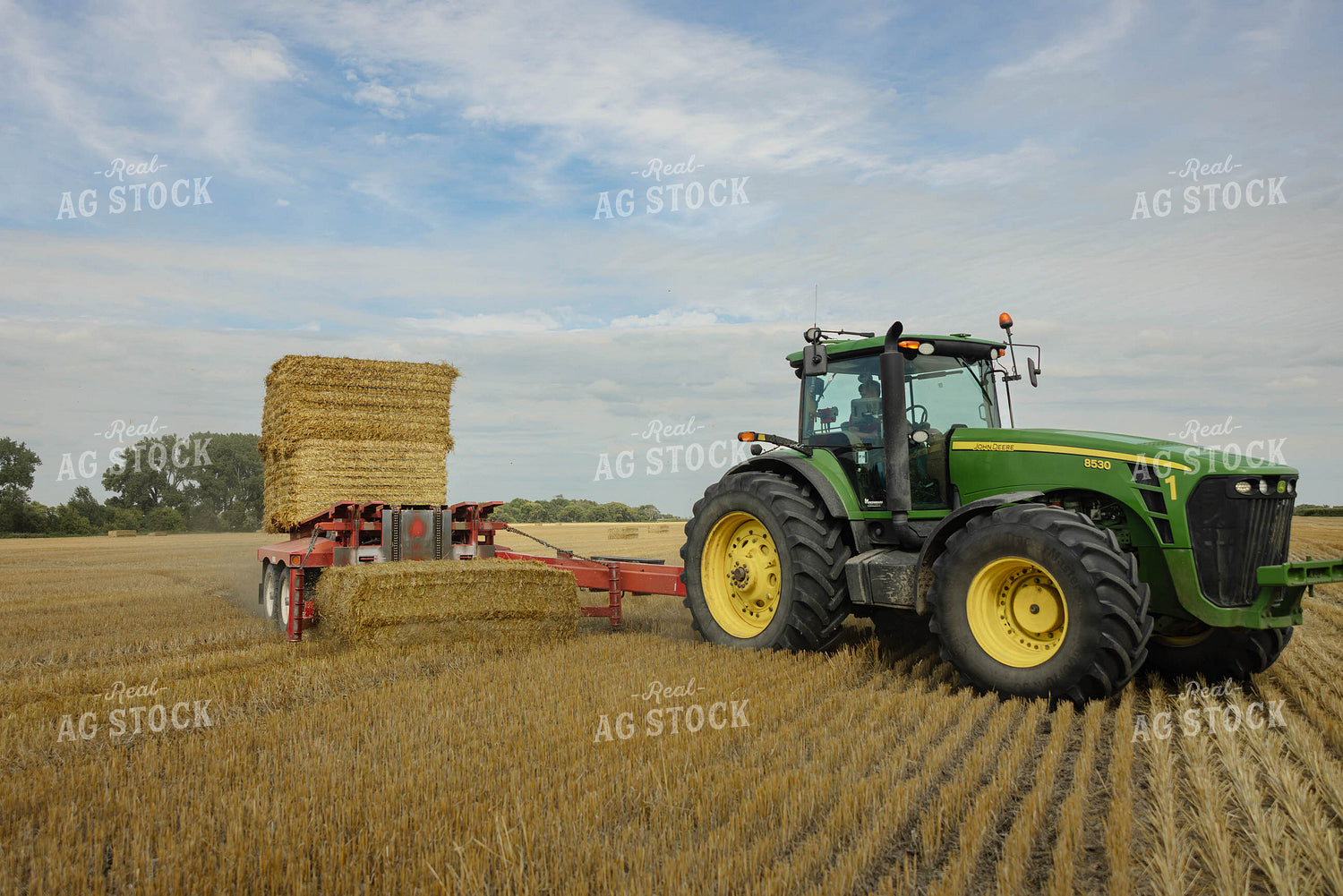 Loading Wheat Straw Bales 296068