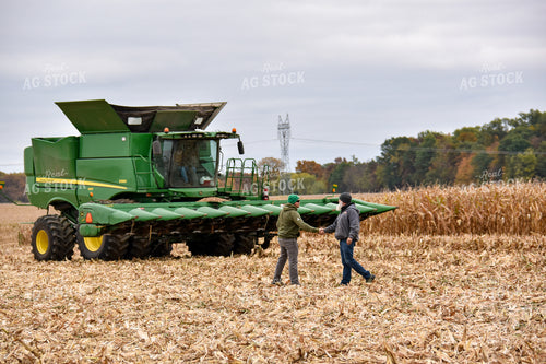 Farmers Shaking Hands in Field 84212