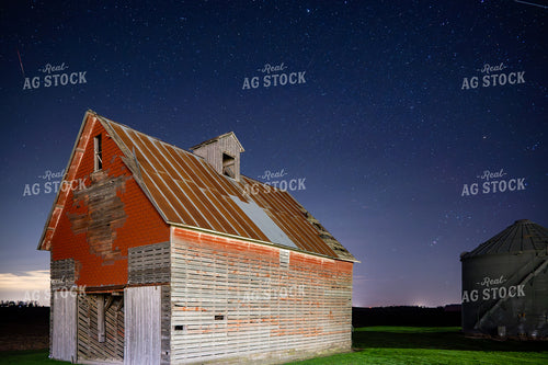 Rural Landscape with Stars at Night 302006