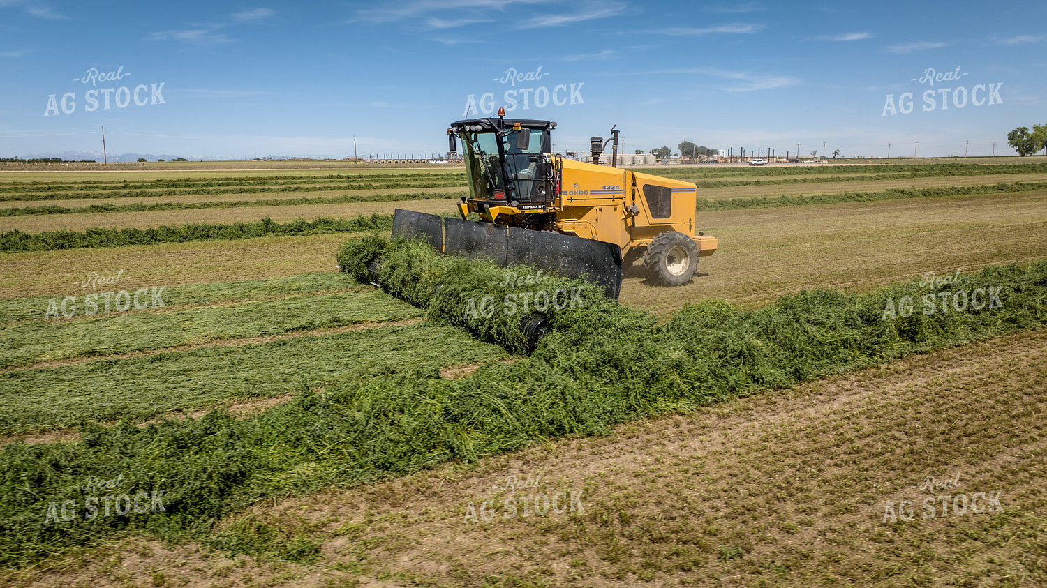 Hay Merger in Hay Field 56478