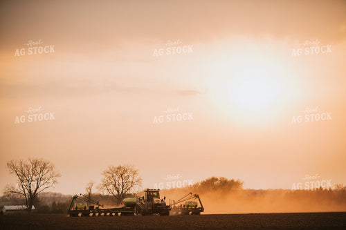 Planter in Field at Sunset 5708