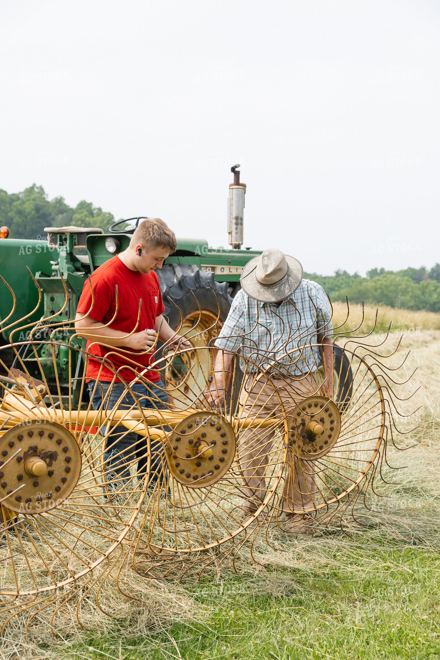 Working on Hay Rake 295054