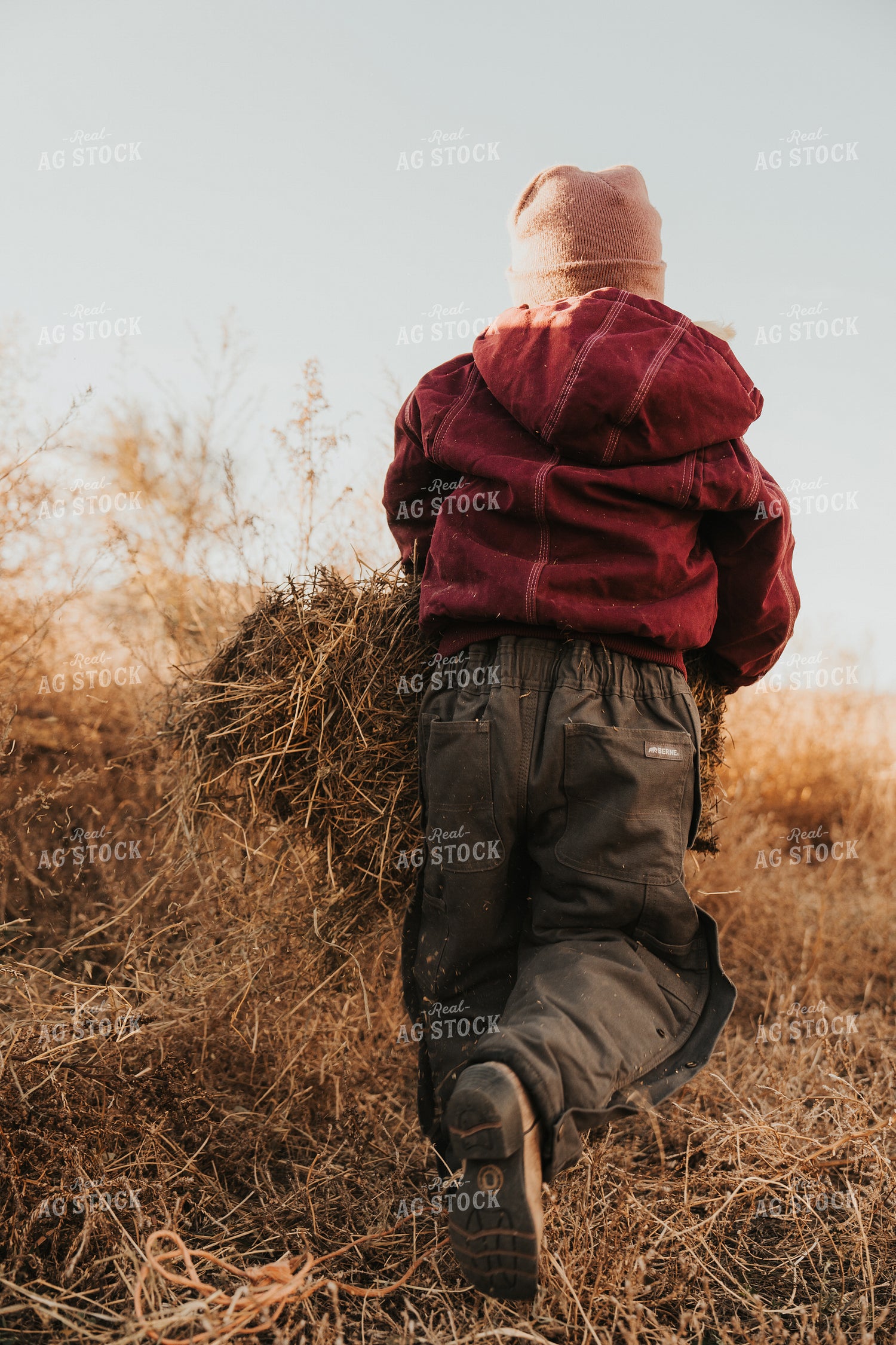 Ranch Kid Doing Chores 61240