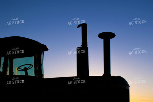 Tractor Cab and Stack Silhouette 50044