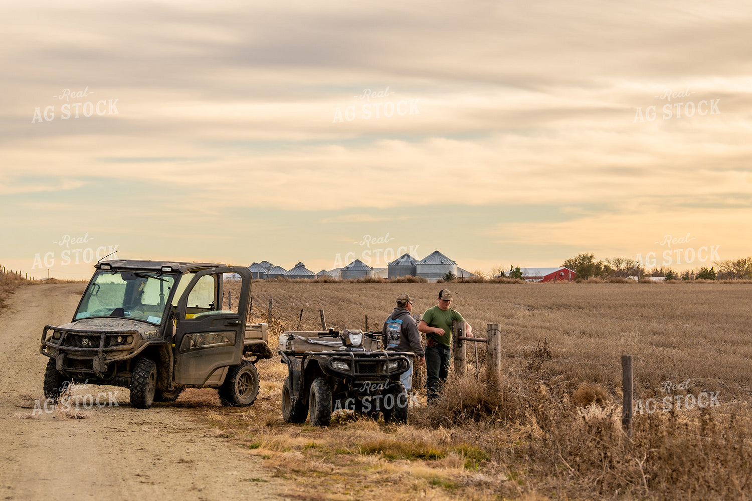 Ranchers Closing Gate 299022