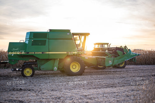 Combine with Soybean Head 74051
