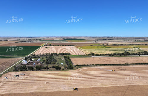 Aerial of Wheat Harvest 141181