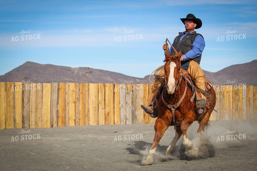 Male Rancher on Horse 78044