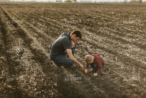 Checking Seed Depth with Farm Kid 8142
