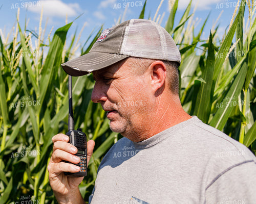 Farmer Talking on Radio 231002