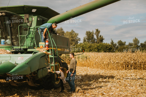 Farm Family by Combine 6582