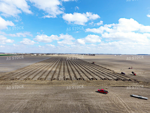 Digging Rows in Field 100002