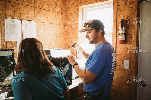 Farmers Working in Office 7055