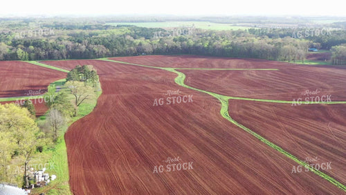 Aerial of Farmstead and Red Soil 79456