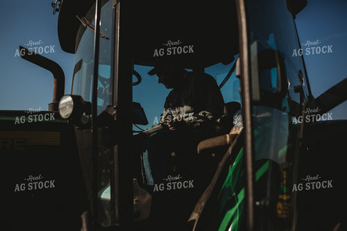 Farmer in Planter Silhouette 4088