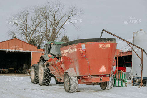 Tractor and Feed Mixer 77045