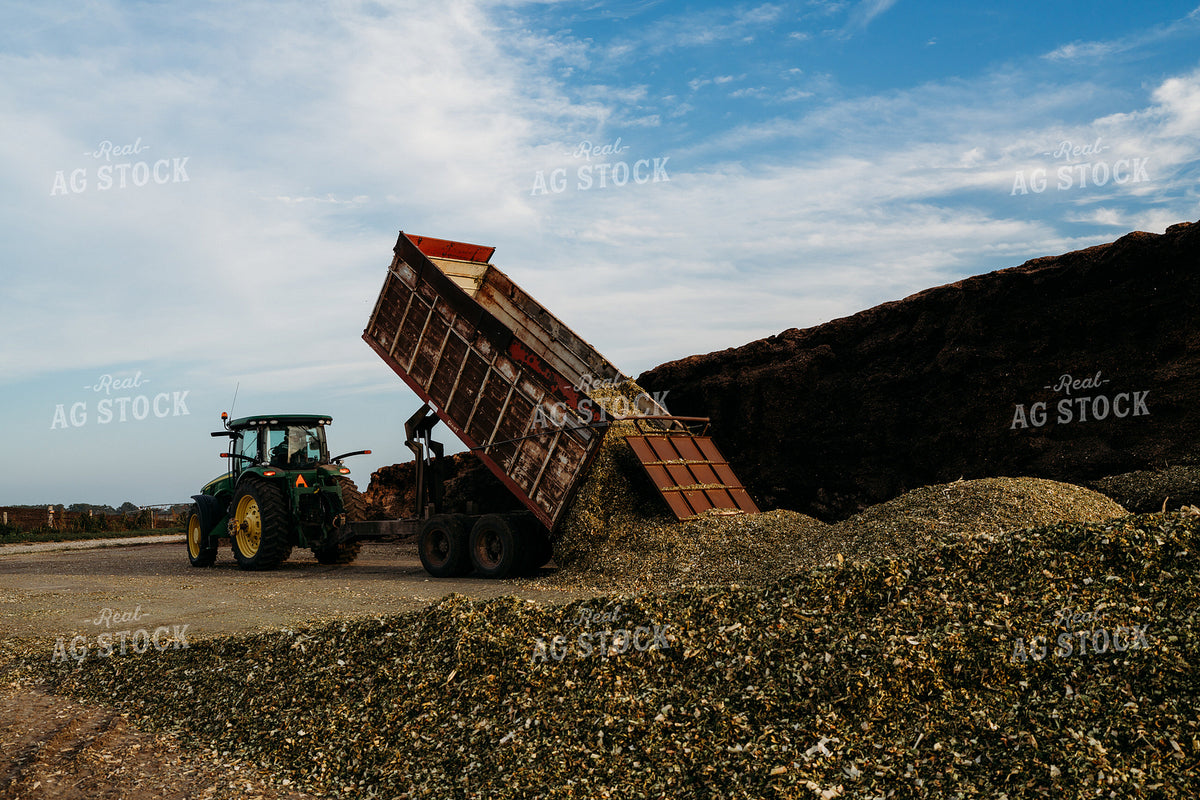 Unloading Harvested Silage 196375