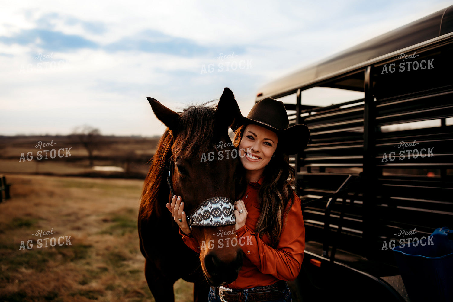Female Rancher with Horse 203031