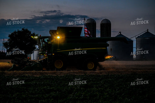 Wheat Harvest at Night 90033