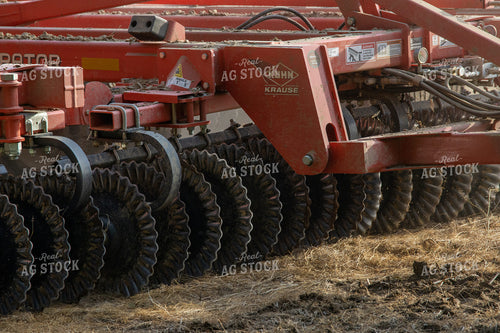 Vertical Tillage in Spring with Tractor 52086
