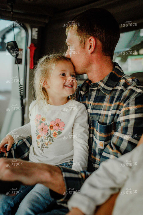 Farm Family Going for a Ride at Harvest 9285