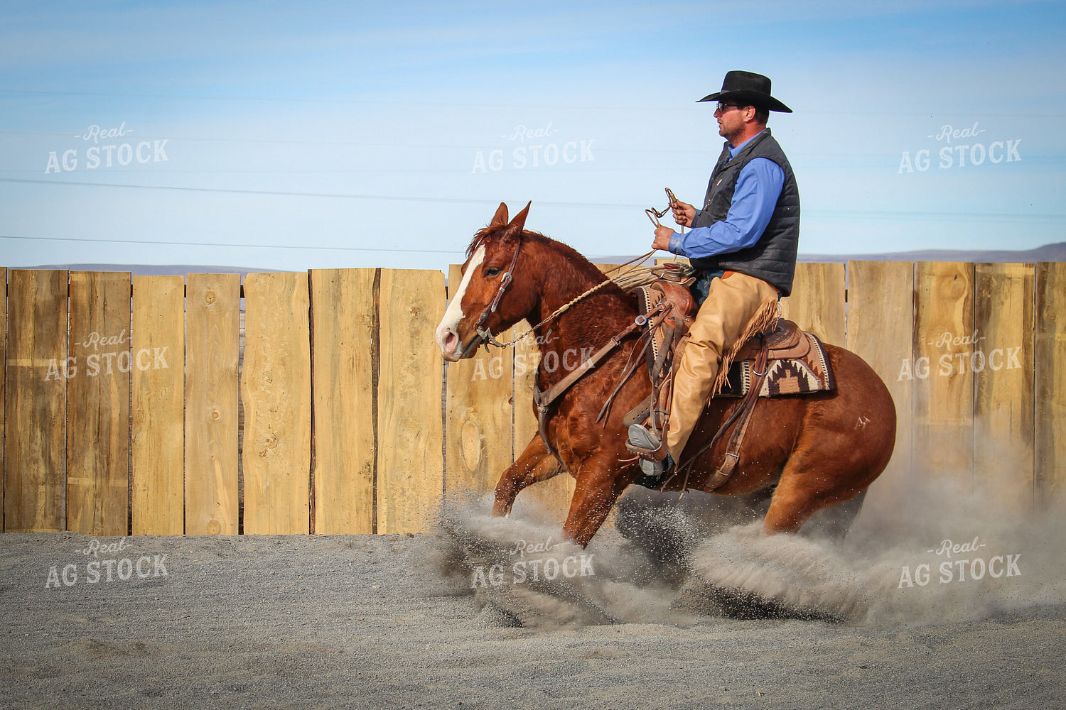 Male Rancher on Horse 78040