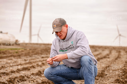 Farmer Checking Soil 161130