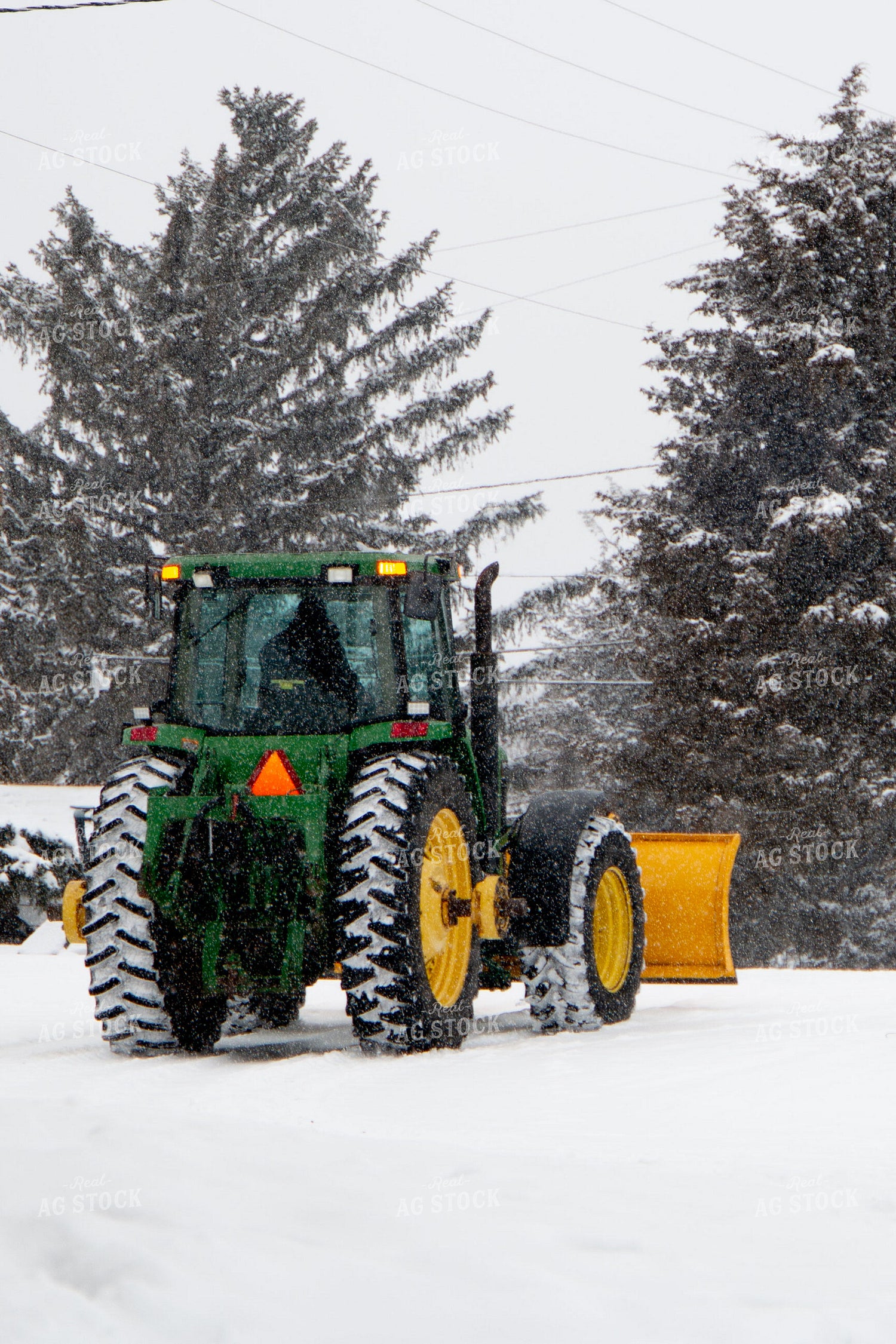 Plow on Tractor 157028