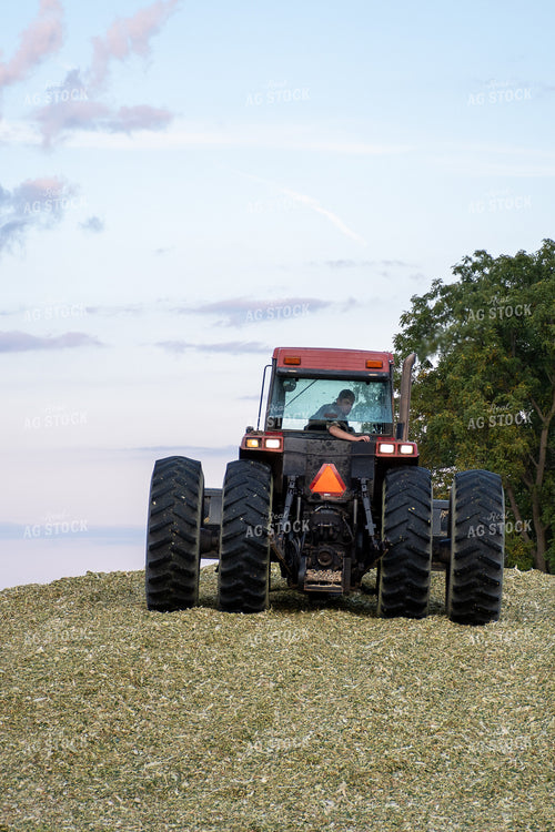 Tractor Getting Animal Feed 50238