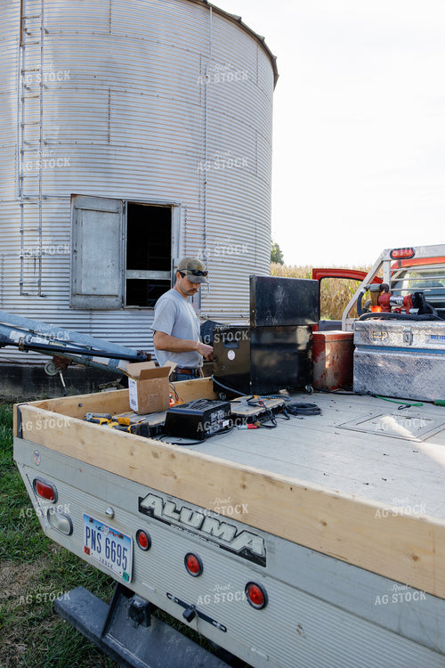 Farmer Making Repairs 295030