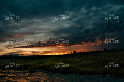 Sunset of Pasture 58351