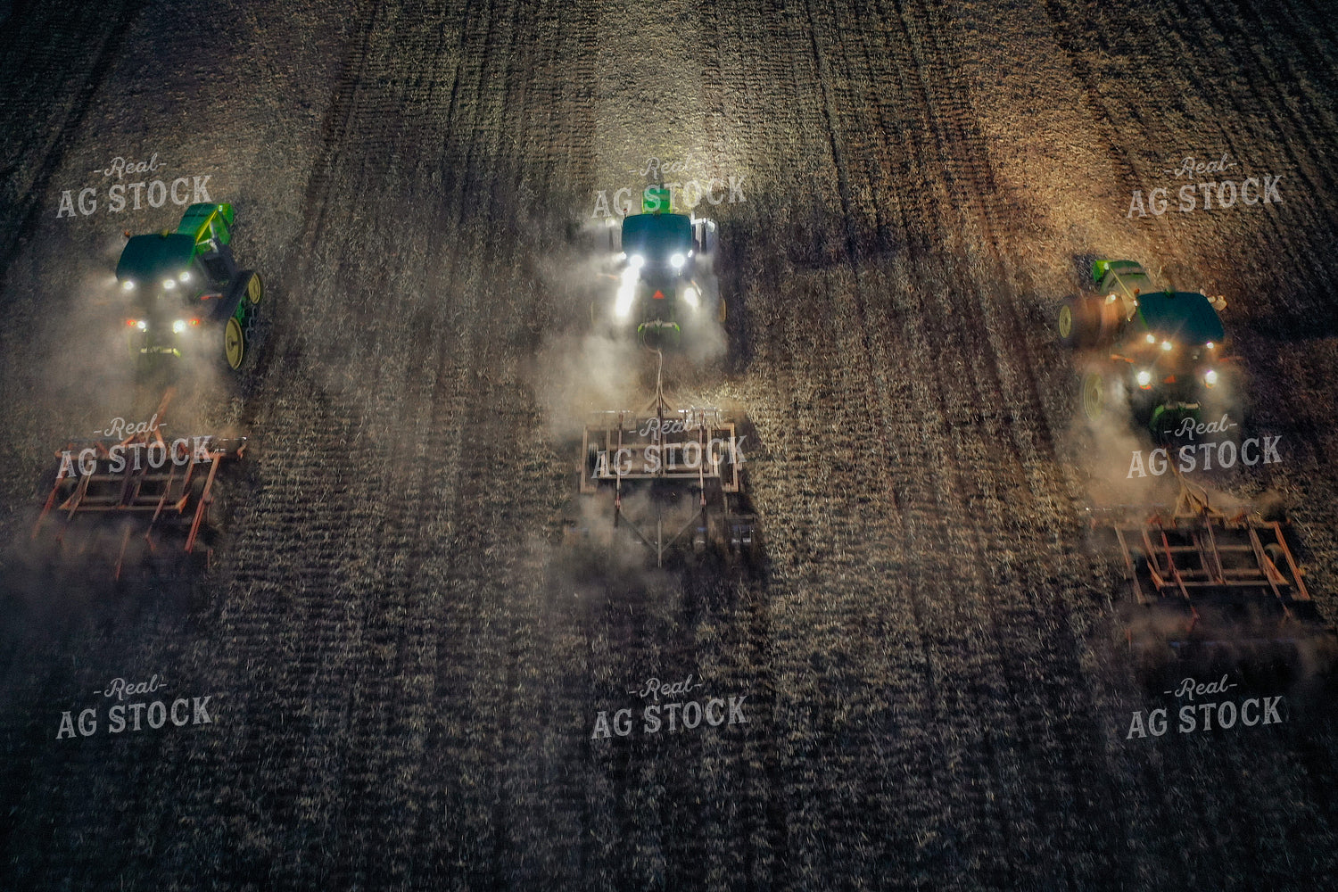 Tillage Work at Night 56006