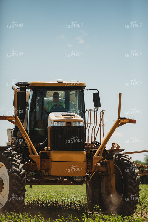 Farmer in Self-Propelled Sprayer 5777