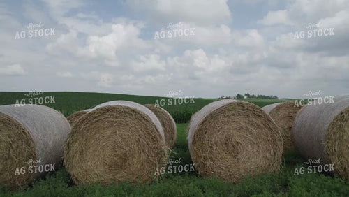 Round Hay Bales Drone 92028