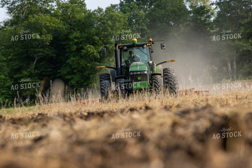 Vertical Tillage in Spring with Tractor 52095