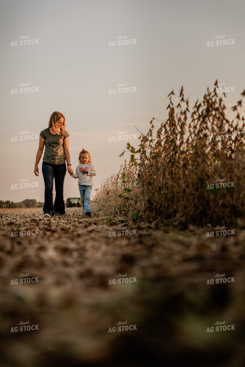 Female Agronomist with Kid 9246