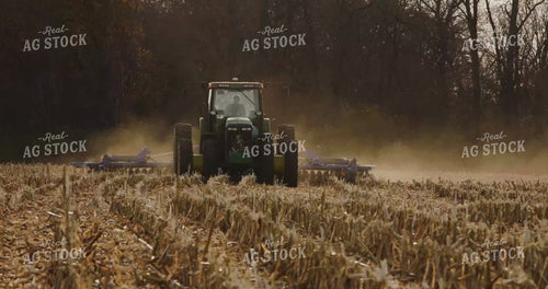 Disking Corn Stalks 3979