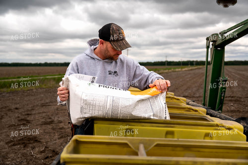 Farmer Filling Planter 115764
