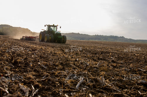 Vertical Tillage in Spring with Tractor 52099
