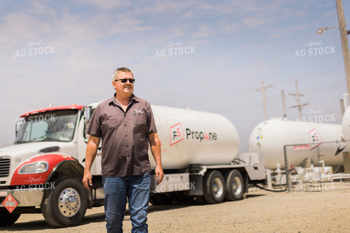 Retailer Filling Propane Truck 8049