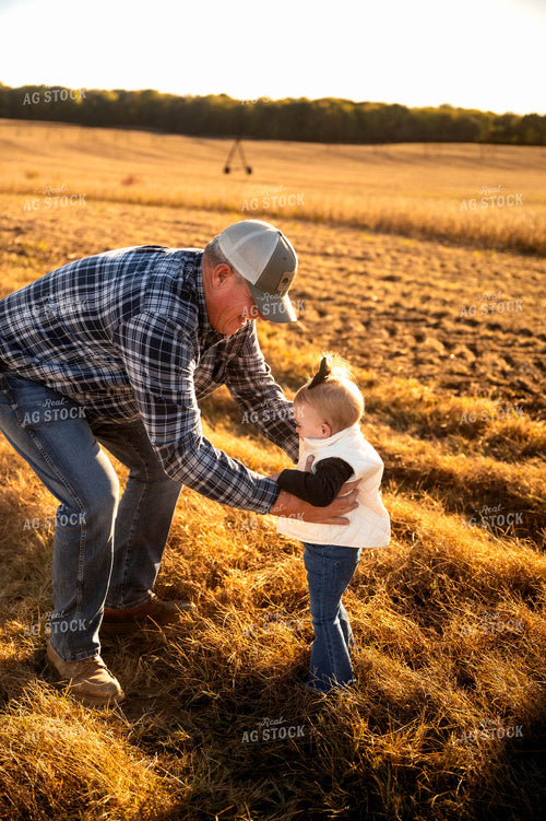 Farmer Greeting Granddaughter 115430