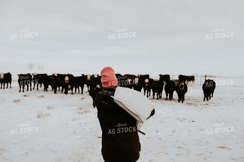 Female Rancher Feeding Supplements 61204