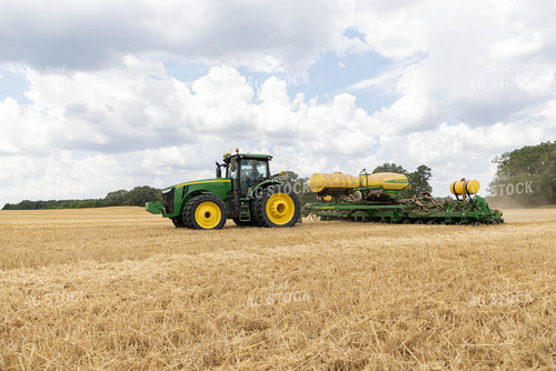 Planting into Cut Wheat Field 79309