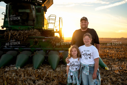 Farm Family by Combine 115576